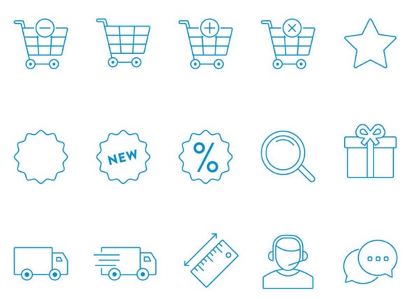 599x428 Free Shopping Cart, Payment And Other E Commerce Icons