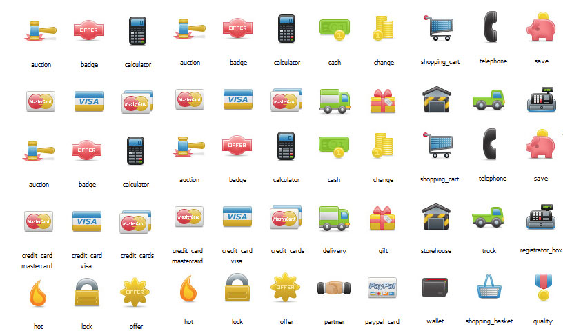 842x480 Kaching Exclusive Free Ecommerce Icons Webdesigner Depot