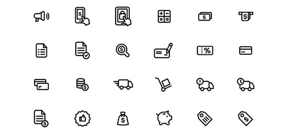 590x277 Free Ecommerce Icons Bundles