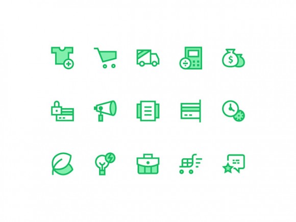 580x435 Free Ecommerce Icons