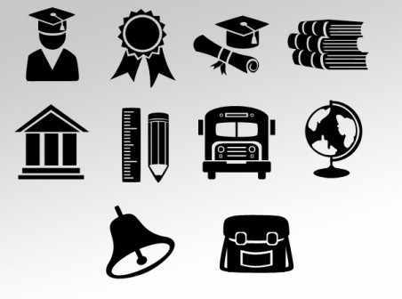 452x336 Education Icons Set Free Download