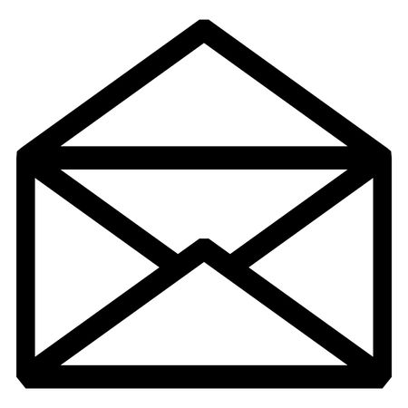 450x450 Vector Illustration Of Email Icon In Black Freestock Icons