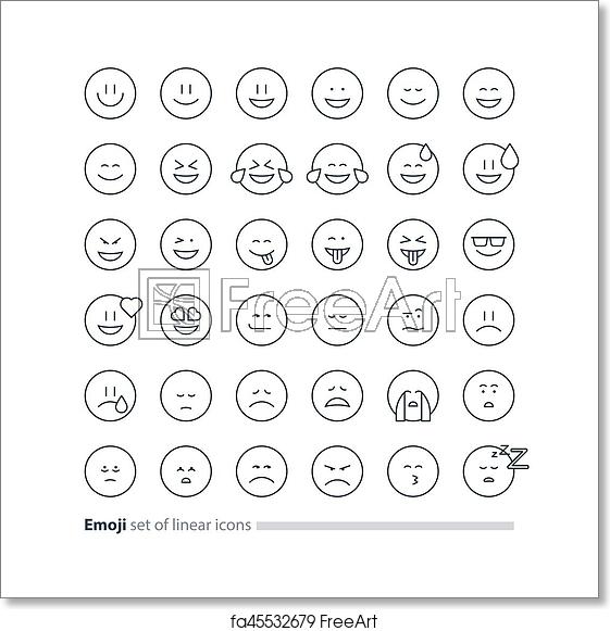 Free Art Print Of Emoji Icons, Emoticon Symbols, Face Expression 561x581 Free Art Print Of Emoji Icons, Emoticon Symbols, Face Expression