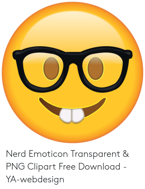 500x652 Oo Nerd Emoticon Transparent Png Clipart Free Download