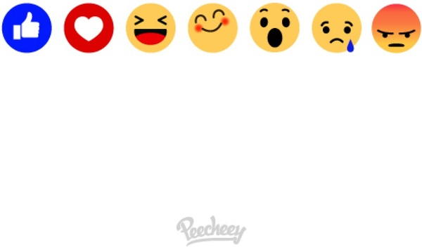 600x352 Set Of Facebook Emoticons Free Vector In Adobe Illustrator