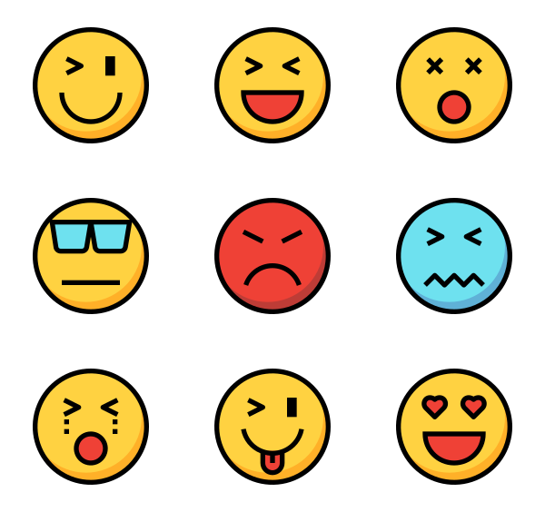 600x564 Emoticon Icon Packs