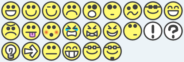 600x203 Smilies Emotion Icons Clip Art