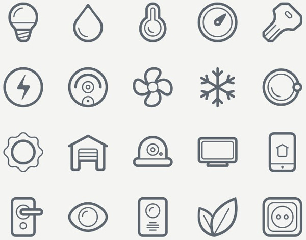 600x470 Free Download Smart House Icon Set