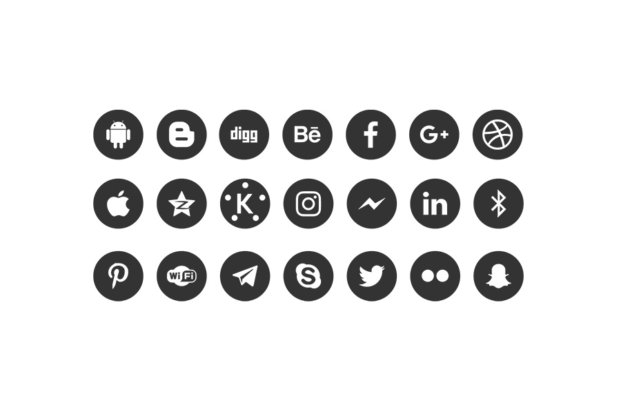 900x600 Free Social Media Icons Download Free Graphic