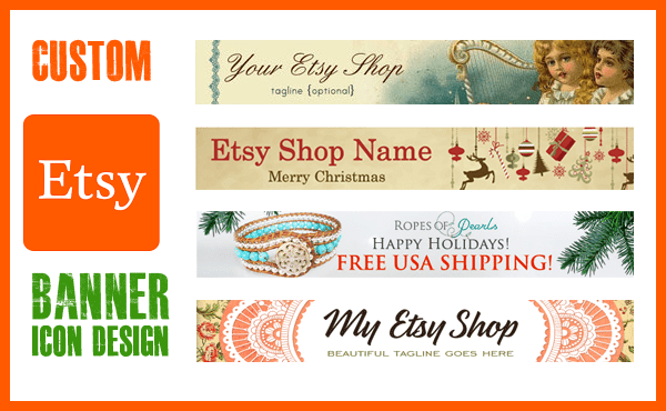 600x370 Make You An Etsy Banner, Icon, Logo Or Cover Photo