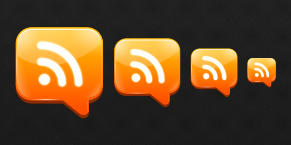 600x300 Free Rss Feed Icon