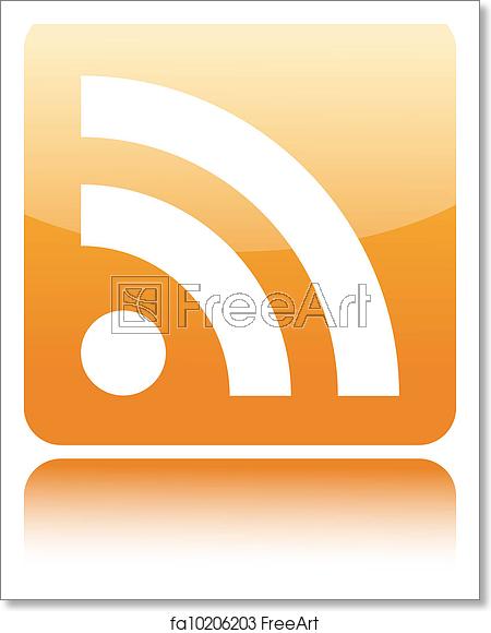 450x580 Free Art Print Of Rss Feed Icon Rss Feed Icon Isolated On White