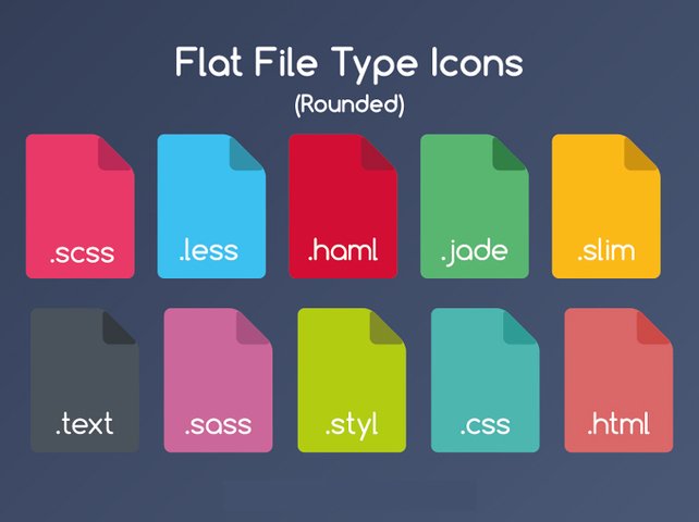 Free Flat Type Icons Files, Vectors Graphics 642x480 Free Flat Type Icons Files, Vectors Graphics