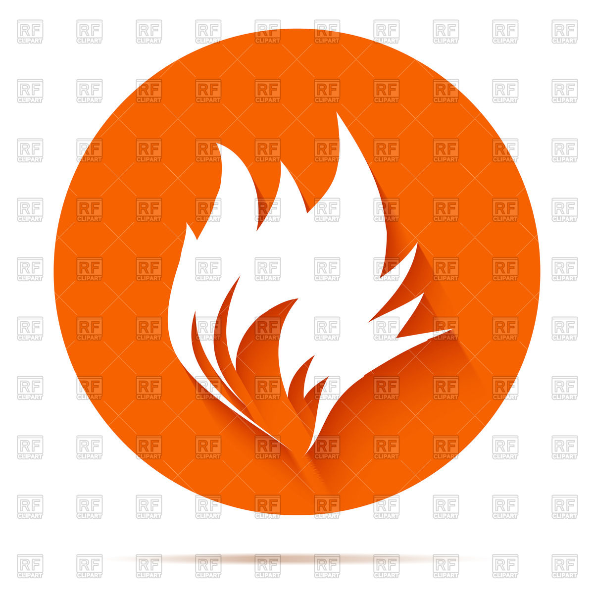 Fire Round Icon Vector Image Of Icons And Emblems 1200x1200 Fire Round Icon Vector Image Of Icons And Emblems