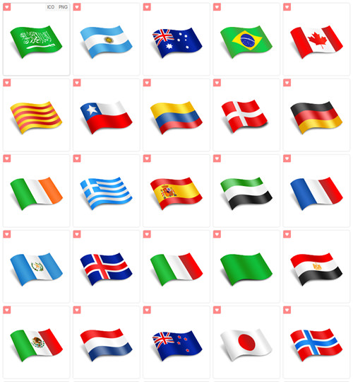 Free World Flags Icon Sets 500x540 Free World Flags Icon Sets