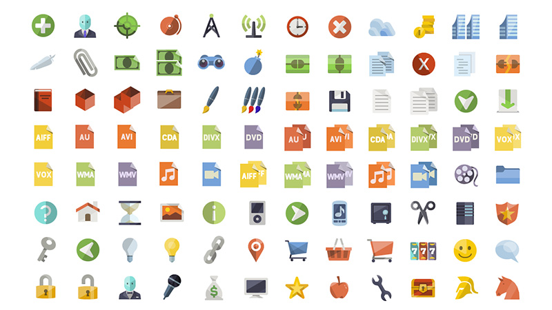 Beautiful Free Flat Icons Sets That You Can Use 800x450 Beautiful Free Flat Icons Sets That You Can Use