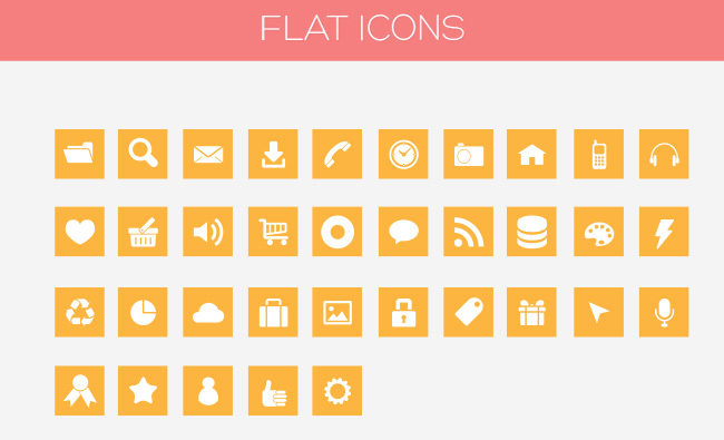 650x395 Flat Icon Set Street