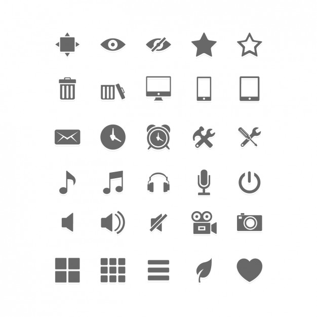 626x626 Social Media Flat Icon Set Vector Free Download