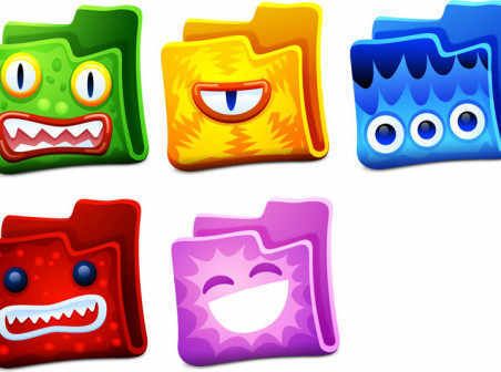 452x336 Creature Folders Icons