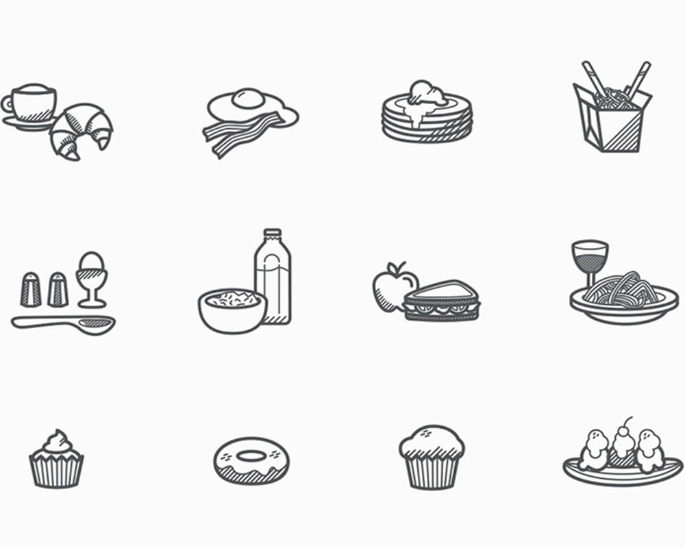 1000x800 Free Food Icons For Commercial Use