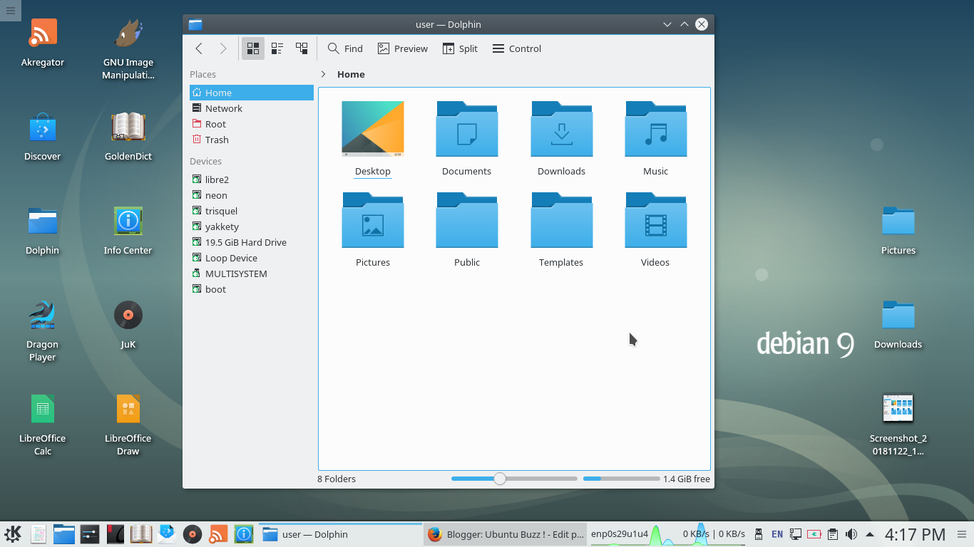 1366x768 Ubuntu Buzz ! Fun Desktop Computing With Debian Kde Part Your Data