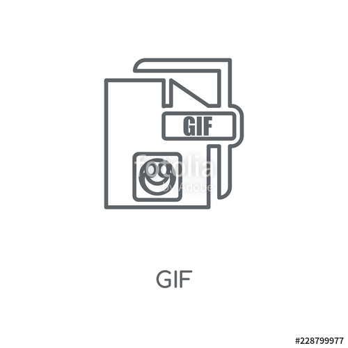 500x500 Gif Icon Stock Image And Royalty Free Vector