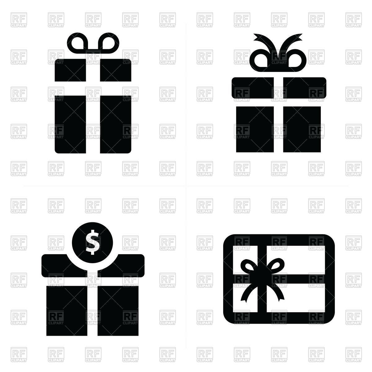 1200x1200 Gift Box Icons Vector Image Of Signs, Symbols, Maps Iconmama