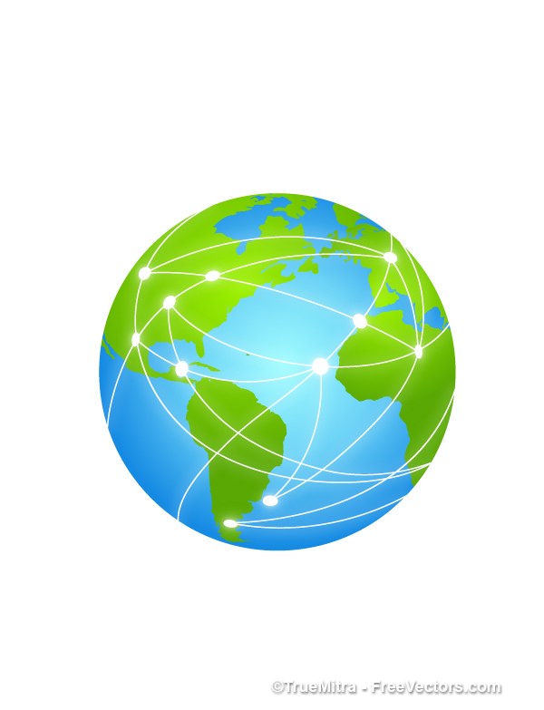 600x783 Download Free Digital Globe Icon Vector Illustration
