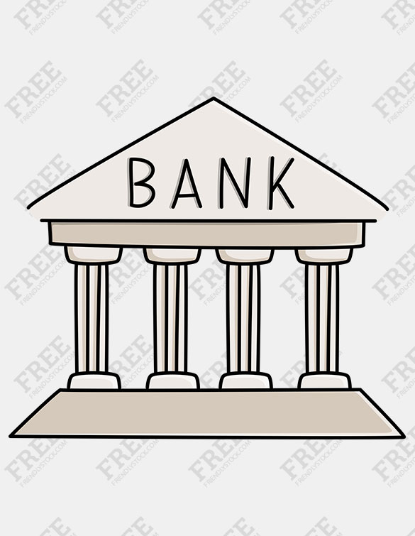 585x755 Free Graphic Bank Iconic Building Icon