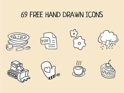 400x300 Hand Drawn Icons