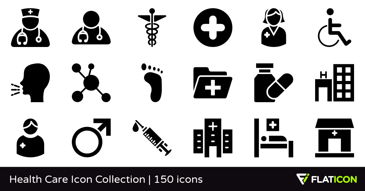Health Care Icon Collection Free Icons 1200x630 Health Care Icon Collection Free Icons