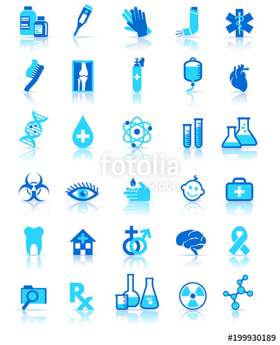 407x500 Medical Healthcare Icon Collection, Symbols, Healthcare