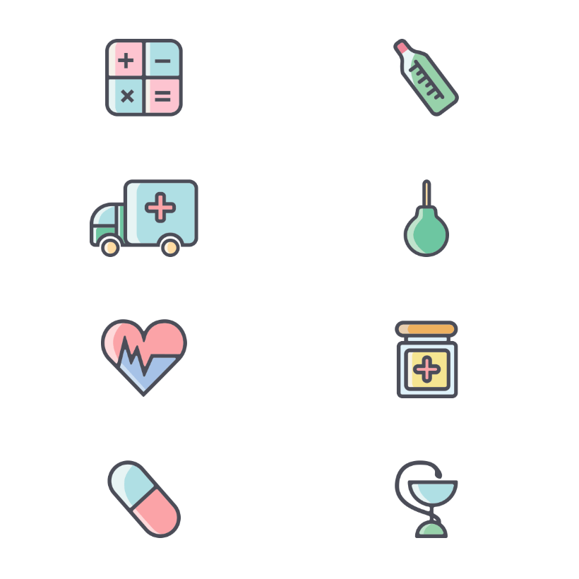 820x820 Free Healthcare Icon Set