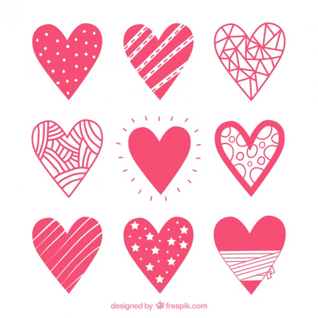 626x626 Heart Icon Set Vector Free Download