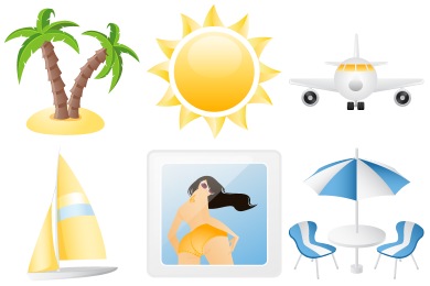 Free Icons Iconset Summer Holiday Icons 390x260 Free Icons Iconset Summer Holiday Icons