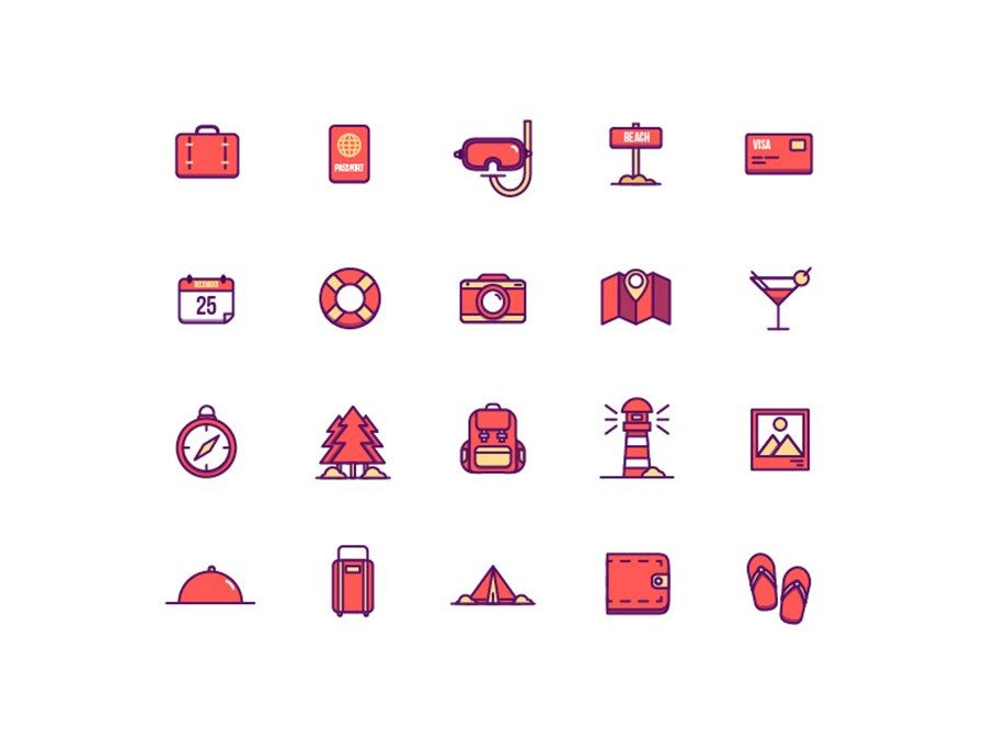 Pack Of Free Holiday Icons 900x675 Pack Of Free Holiday Icons