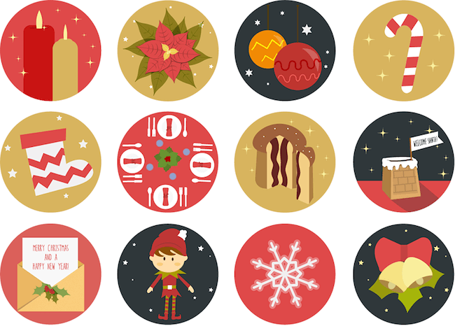 Winter And Holiday Inspired Icon Sets 650x466 Winter And Holiday Inspired Icon Sets