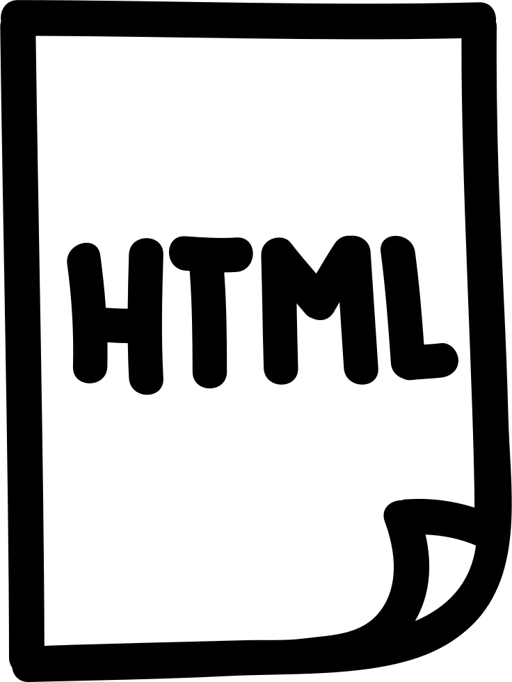 736x980 Html Hand Drawn Symbol Png Icon Free Download