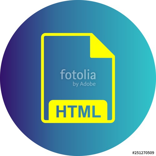 500x500 Vector Html Icon Stock Image And Royalty Free Vector