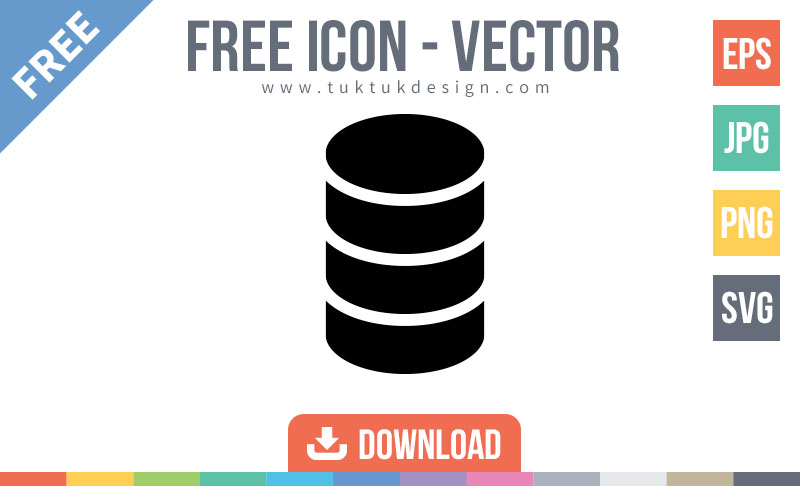 800x486 Database Icon Free Vector Image