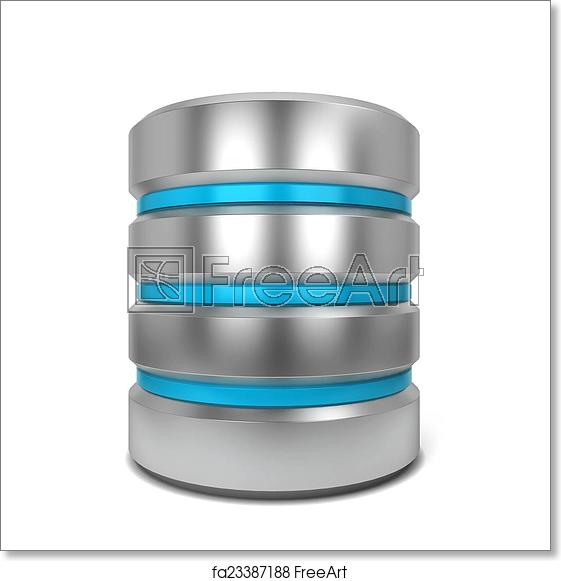 561x581 Free Art Print Of Database Icon Database Icon Illustration