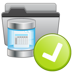 256x256 Folder Database Ok Icon Free Icons Download
