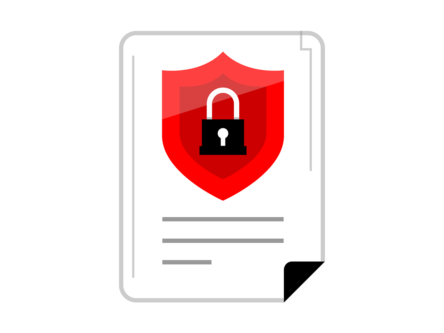 1440x1080 Free Secured Document Flat Icon Design Download