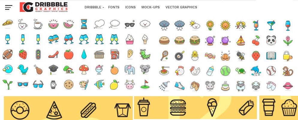 994x403 Free Icons Download Sites