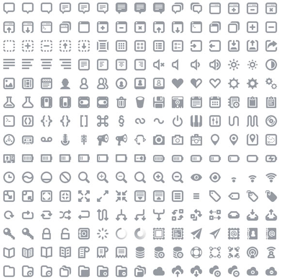 580x573 Super Useful Free Icon Font Sets