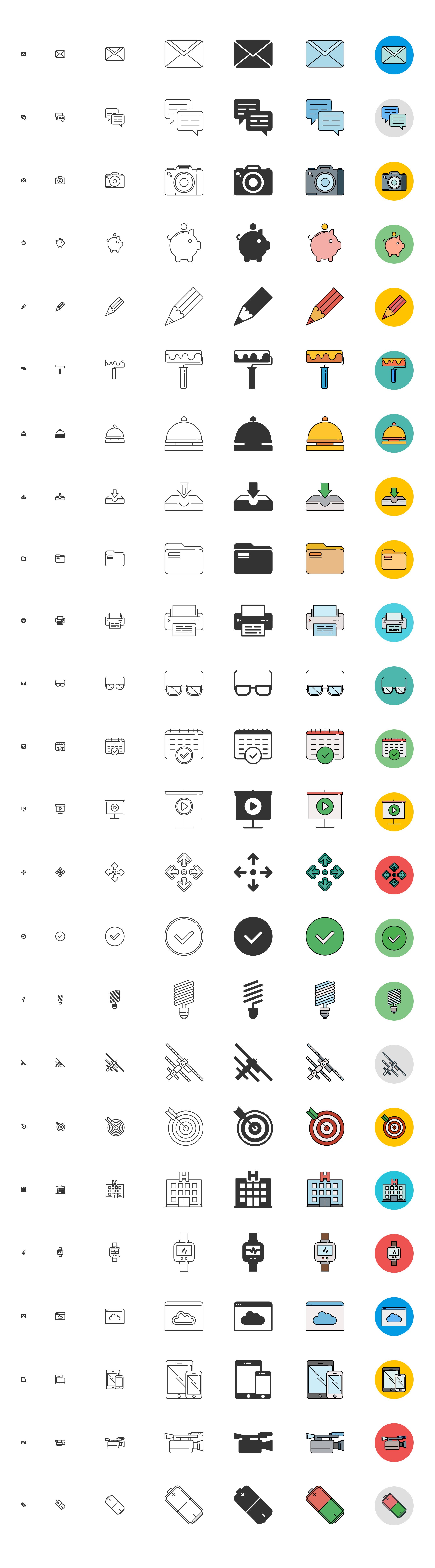 2151x7756 Free Icons Responsive Pack Download