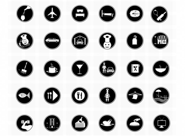 626x460 Hotel Icons Photoshop Icons Restaurant Icons Vector Icons