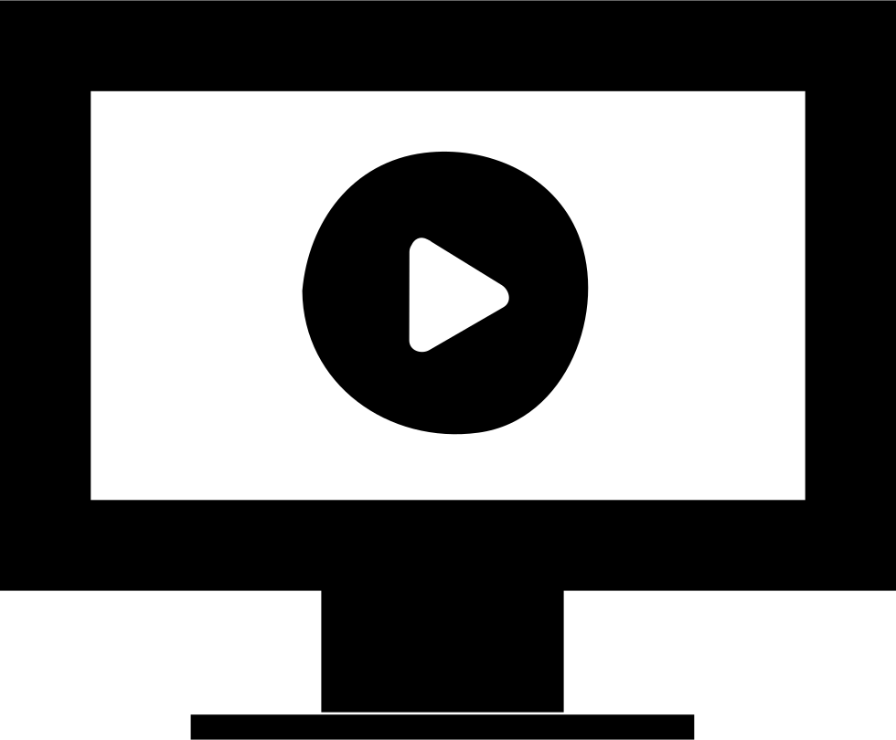 980x810 Computer Play Interface Symbol For Video Or Presentation Png