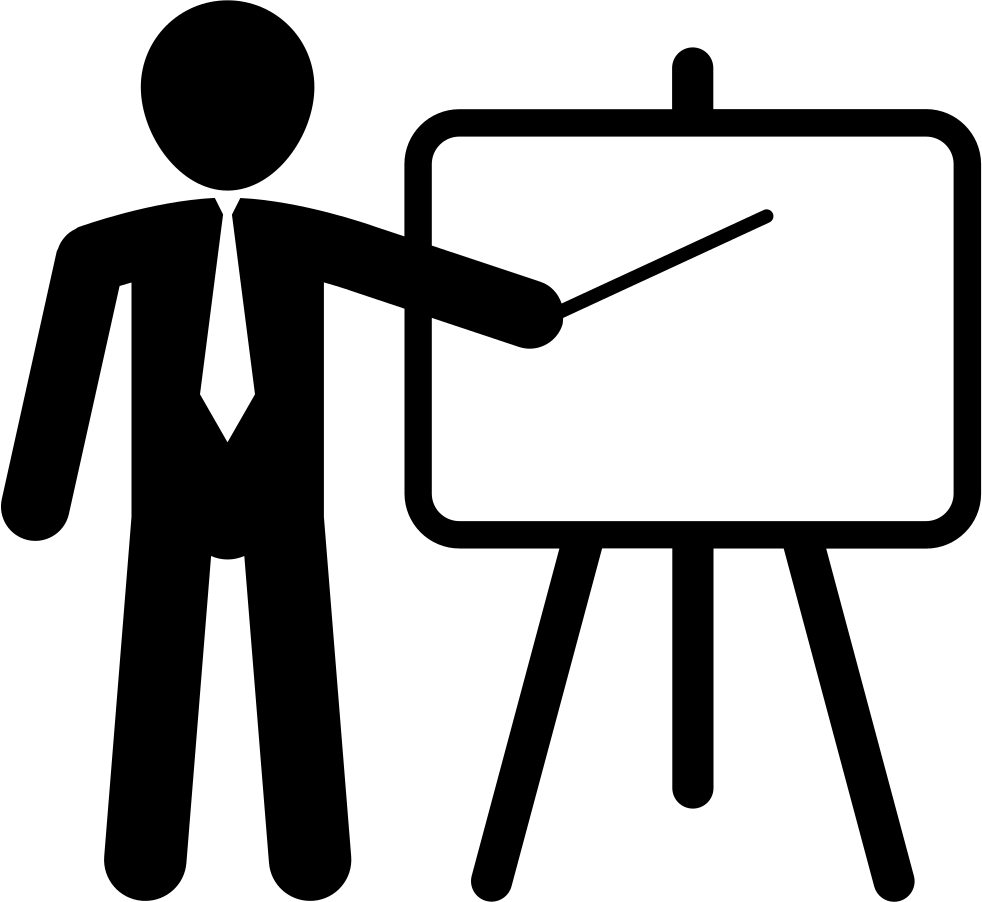 982x902 Man In A Presentation Of Business Png Icon Free Download