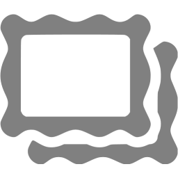 256x256 Gray Gallery Icon